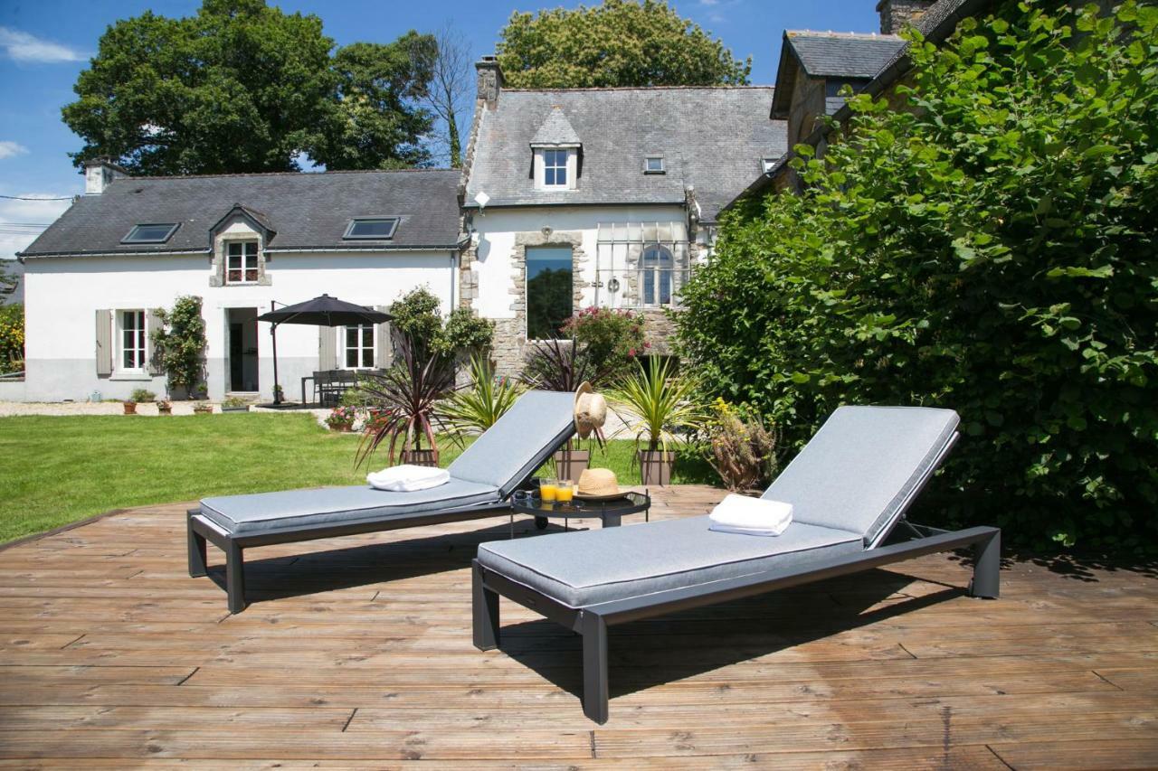 Bed and Breakfast Les Dames de Nage Grand-Champ Exterior foto