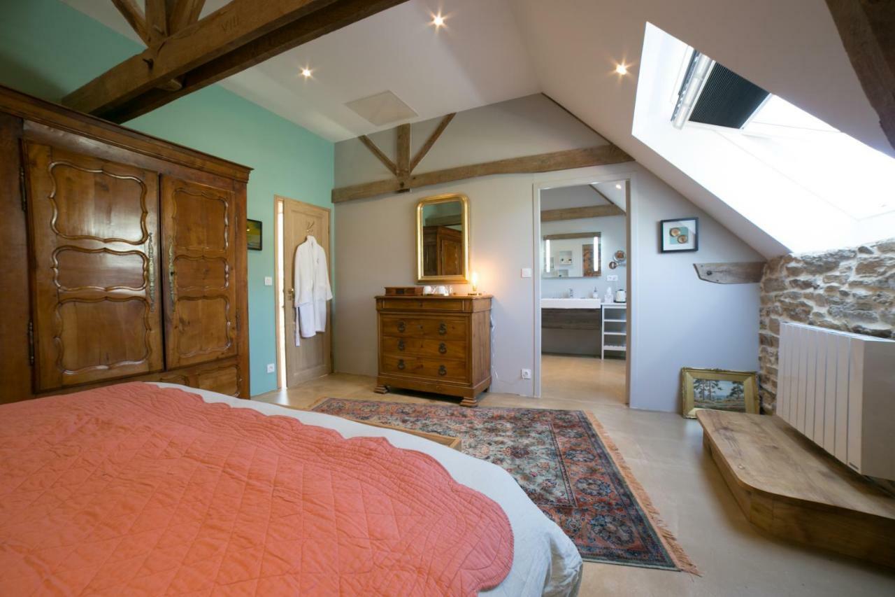 Bed and Breakfast Les Dames de Nage Grand-Champ Exterior foto