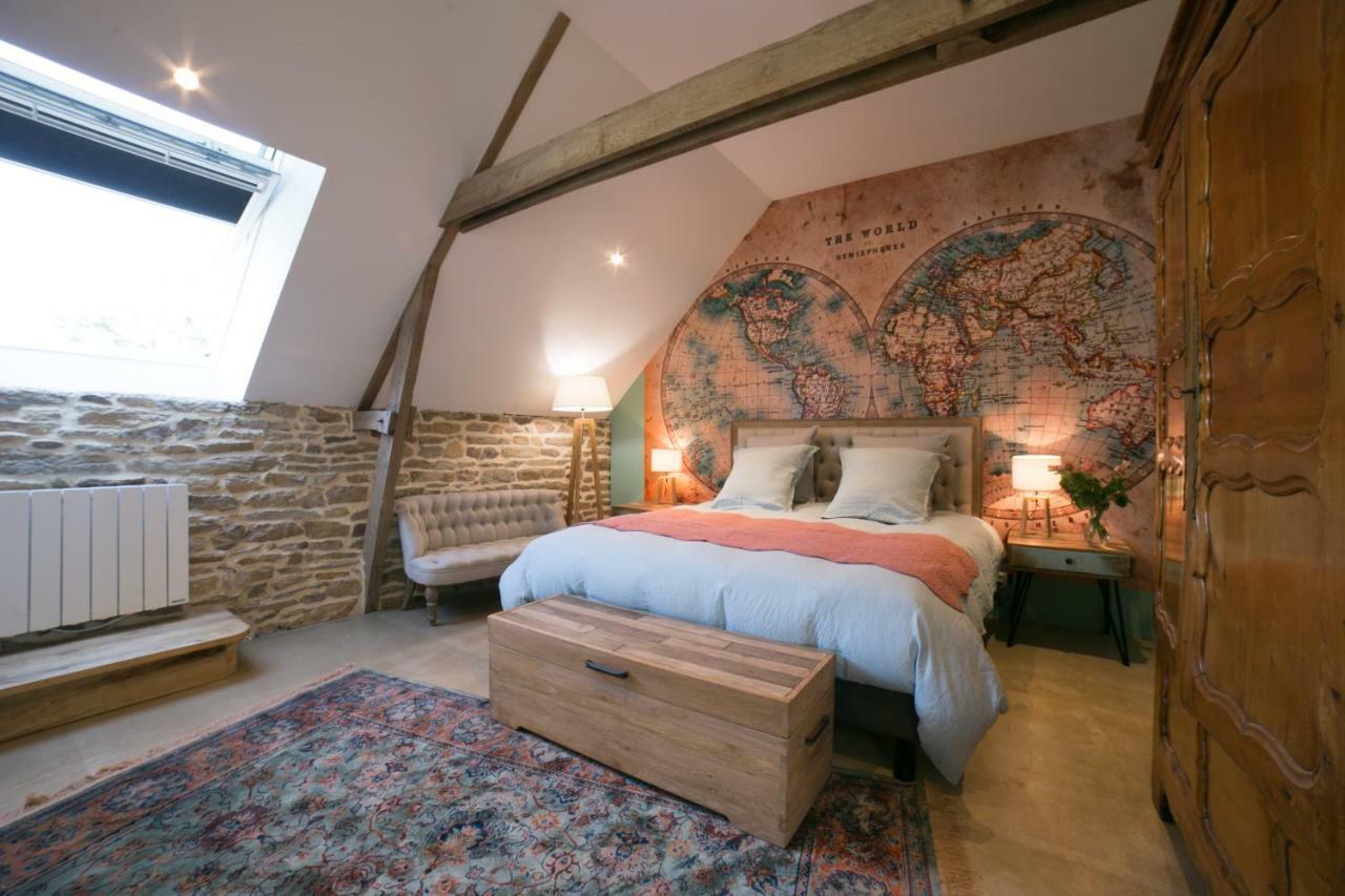 Bed and Breakfast Les Dames de Nage Grand-Champ Exterior foto